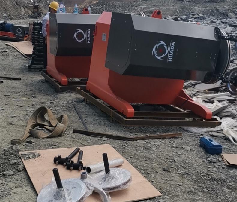 華大礦山石材繩鋸切割機助力江西板巖礦開采